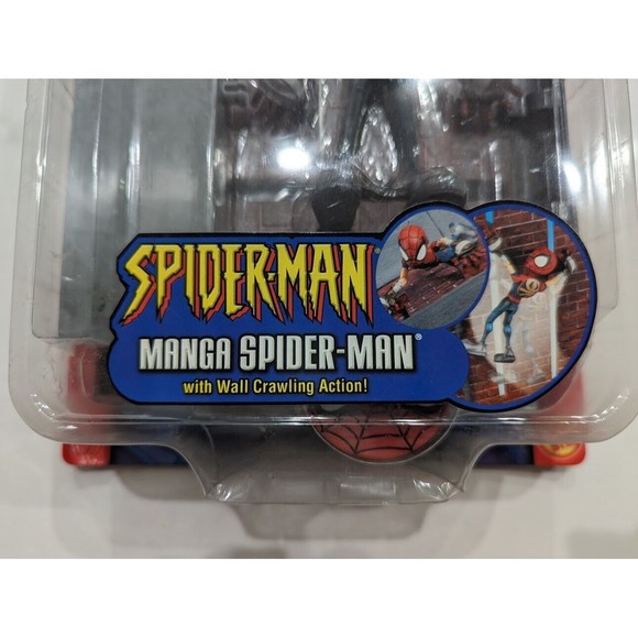 SPIDER-MAN Classics MANGA SPIDER-MAN WALL CRAWLING 2002 ToyBiz Marvel Legends - Picture 10 of 11
